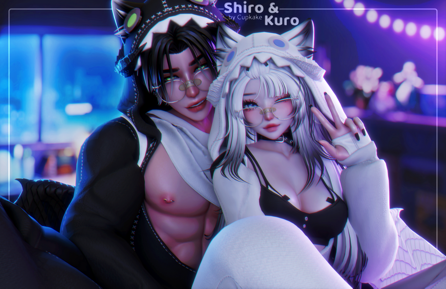 Shiro & Kuro【LIMITED MODELS】(SPS/GoGo)(3D Models)(Personal license only)