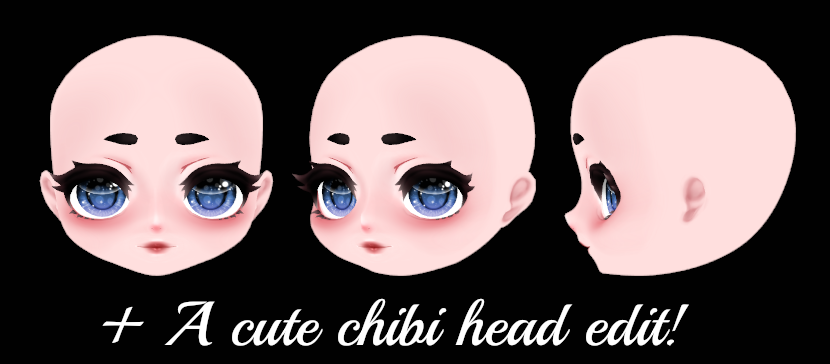 Cupkake's Scratch Head (3D Model asset)(Personal/Commercial license)