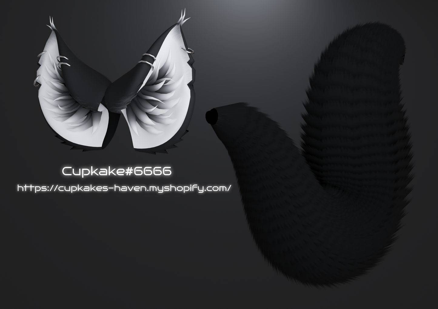 Mega Floofy Cat/Fox Set (3D Model assets)(Commercial license)