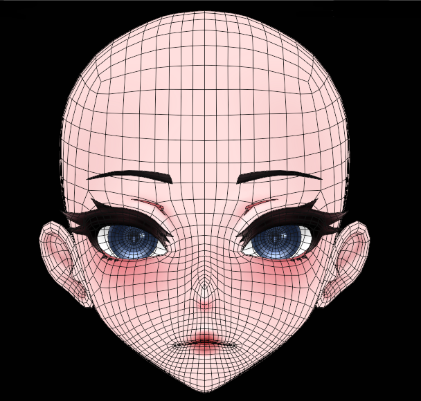 Cupkake's Scratch Head (3D Model asset)(Personal/Commercial license)