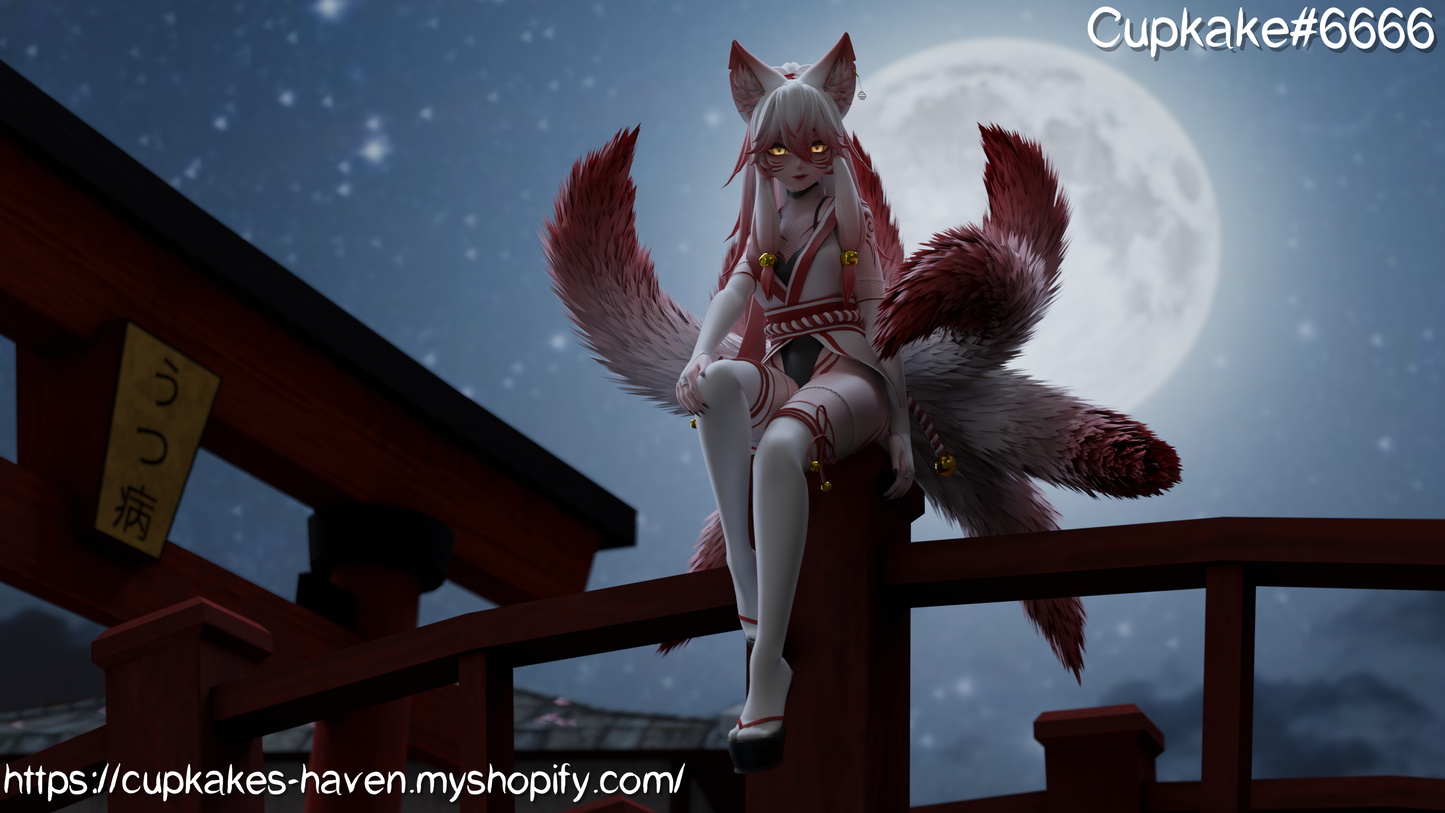 Naomi - The Kitsune (3D Model)(Personal license only)