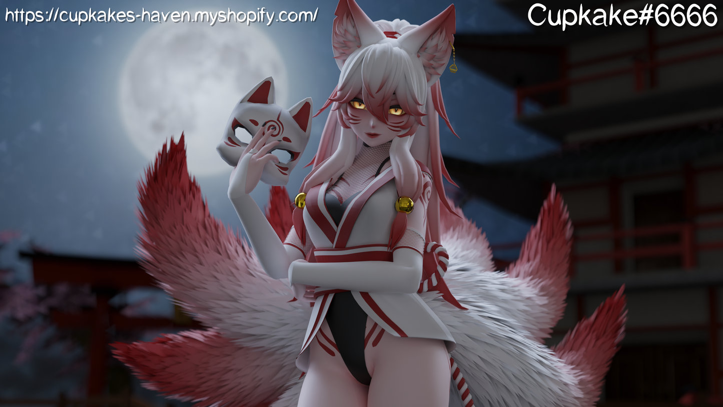 Naomi - The Kitsune (3D Model)(Personal license only)