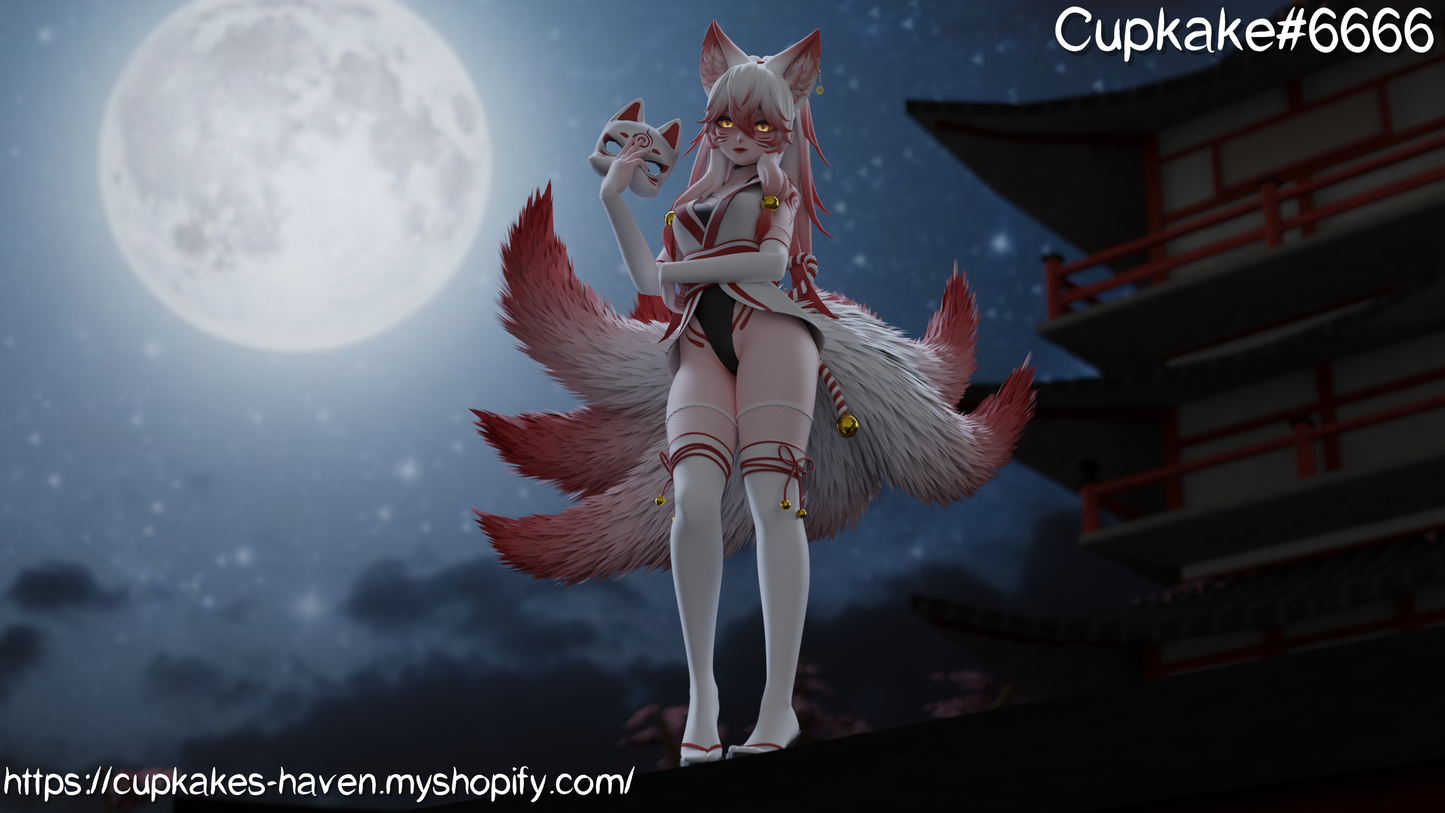 Naomi - The Kitsune (3D Model)(Personal license only)