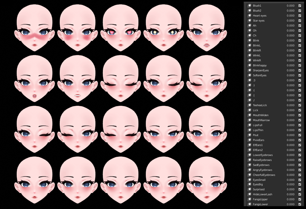 Cupkake's Scratch Head (3D Model asset)(Personal/Commercial license)