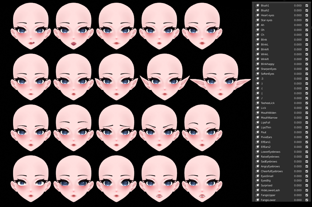 Cupkake's Scratch Head (3D Model asset)(Personal/Commercial license)