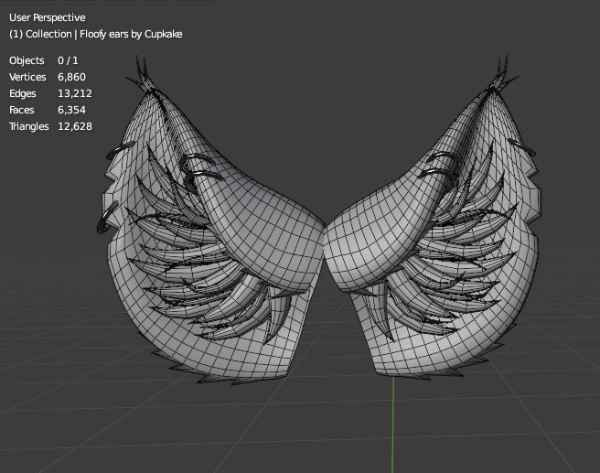 Mega Floofy Cat/Fox Set (3D Model assets)(Commercial license)