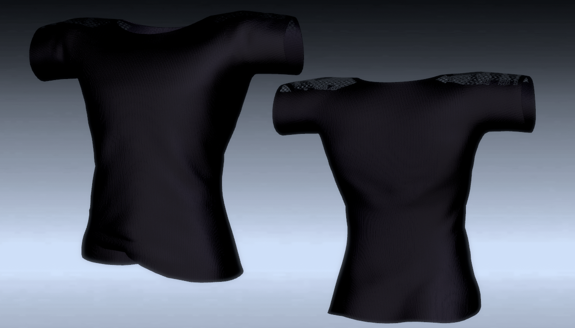 Male t-shirt (3D Model Asset)(Commercial license)