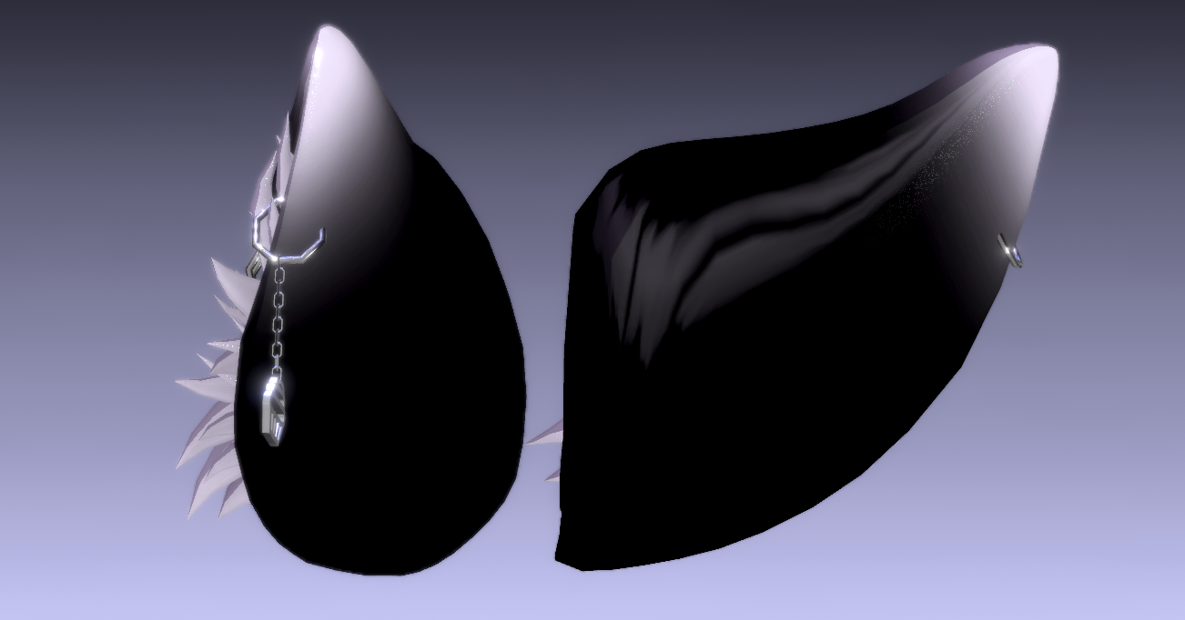 Messy fox set (3D Model assets) (Commercial license)