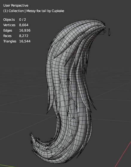 Messy fox set (3D Model assets) (Commercial license)