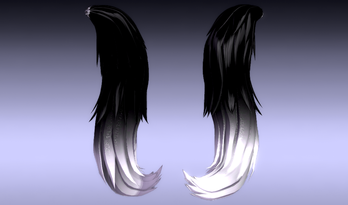 Messy fox set (3D Model assets) (Commercial license)