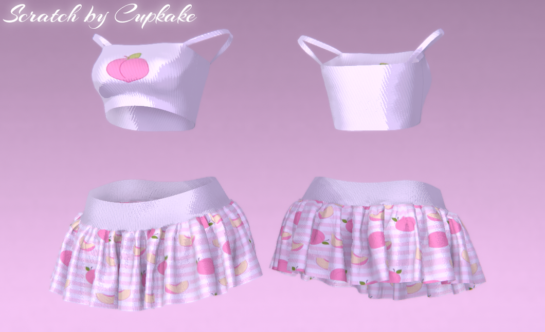 Simple top and skirt outfit (FREE) (Personal and Commercial use)