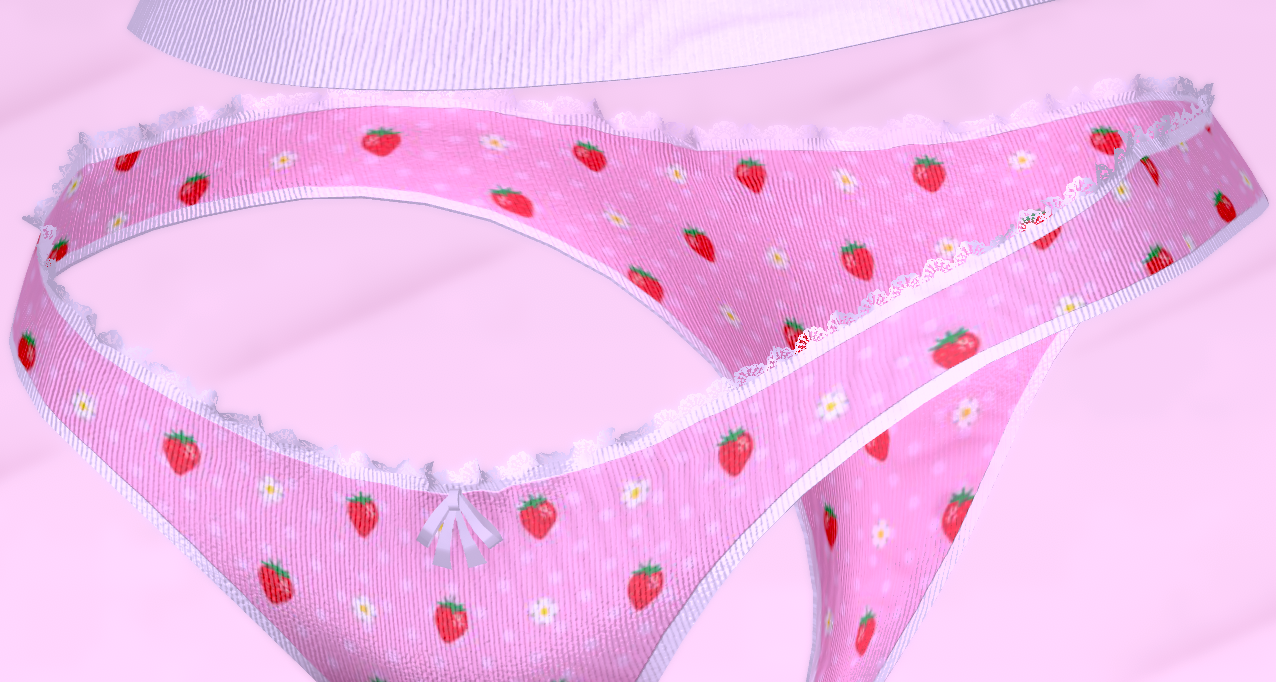 Strawberry milk set (3D Model Assets)(Commercial license)