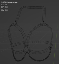 Load image into Gallery viewer, Chained Chest Harness (3D Model Asset)(Commercial license)
