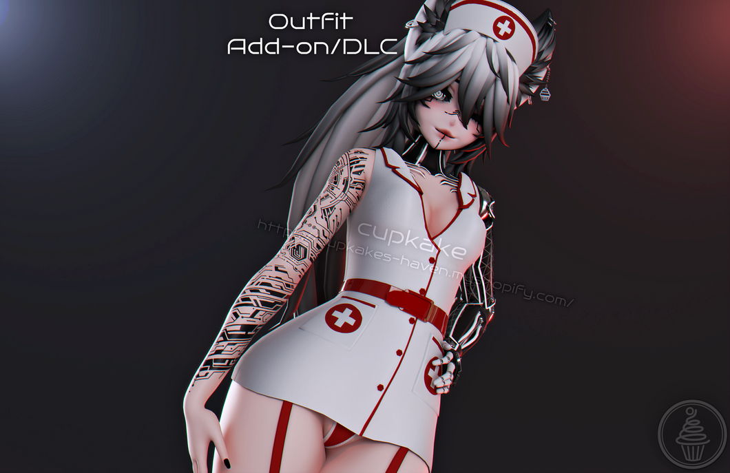 Sexy Nurse Halloween Outfit [Echo Add-on/DLC][PERSONAL LICENSE ONLY]