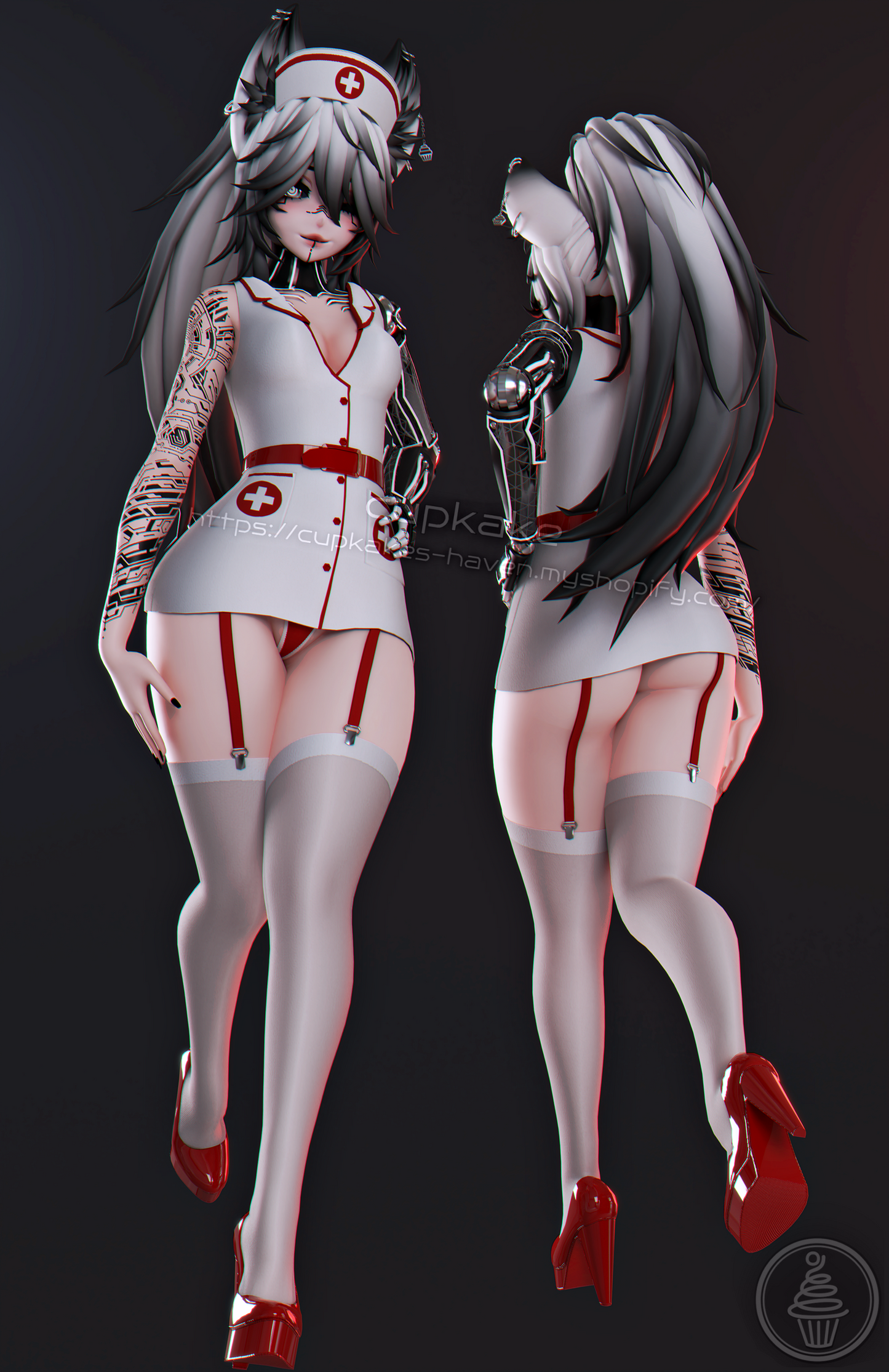 Sexy Nurse Halloween Outfit [Echo Add-on/DLC][PERSONAL LICENSE ONLY]