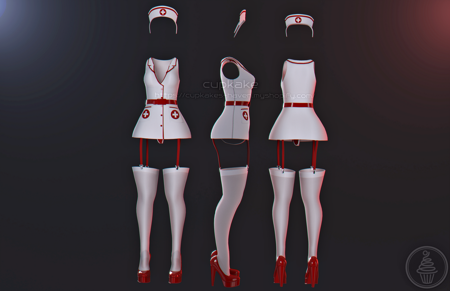 Sexy Nurse Halloween Outfit [Echo Add-on/DLC][PERSONAL LICENSE ONLY]