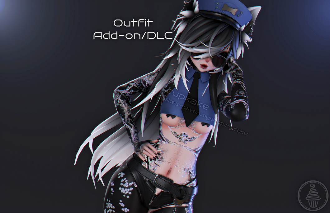 Sexy Police Halloween Outfit [Riya Add-on/DLC][PERSONAL LICENSE ONLY]