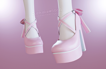 Load image into Gallery viewer, Cute ribbon heel shoes (3D Model Asset)(Commercial license)
