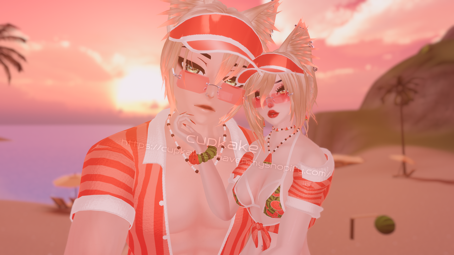 Mellon and Melonie【LIMITED MODELS】(3D Models)(Personal license only)