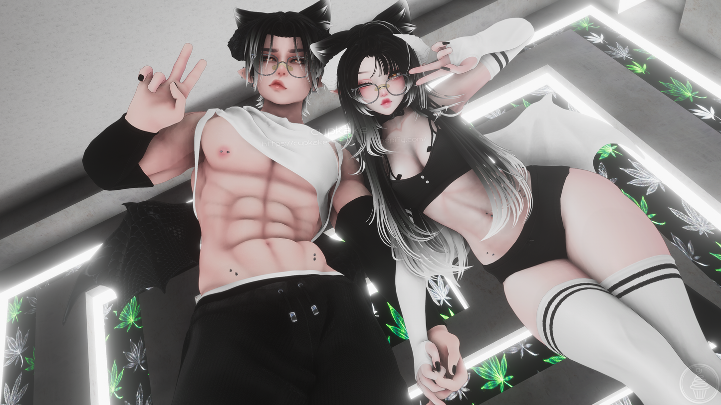 Shiro & Kuro【LIMITED MODELS】(SPS/GoGo)(3D Models)(Personal license only)