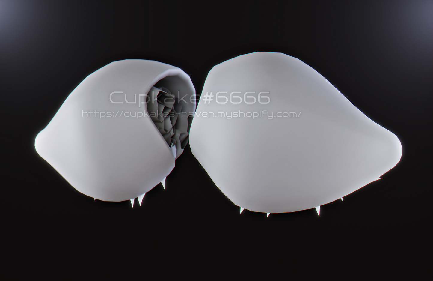 Fluffy Droopy Ears (3D Model asset)(Commercial license)