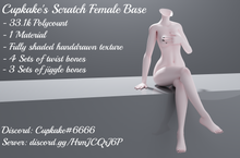 Load image into Gallery viewer, Cupkake&#39;s scratch female base (3D Model asset)(Personal/Commercial license)

