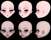Load image into Gallery viewer, Cupkake&#39;s Scratch Head (3D Model asset)(Personal/Commercial license)
