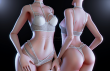 Load image into Gallery viewer, Lace Lingerie Set (3D Model Asset)(Commercial license)
