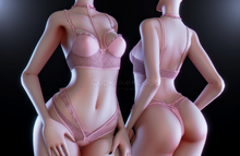 Load image into Gallery viewer, Lace Lingerie Set (3D Model Asset)(Commercial license)
