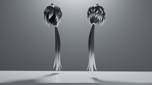 Load image into Gallery viewer, Long low ponytail hair + Short hair (3D Model Asset)(Commercial license)
