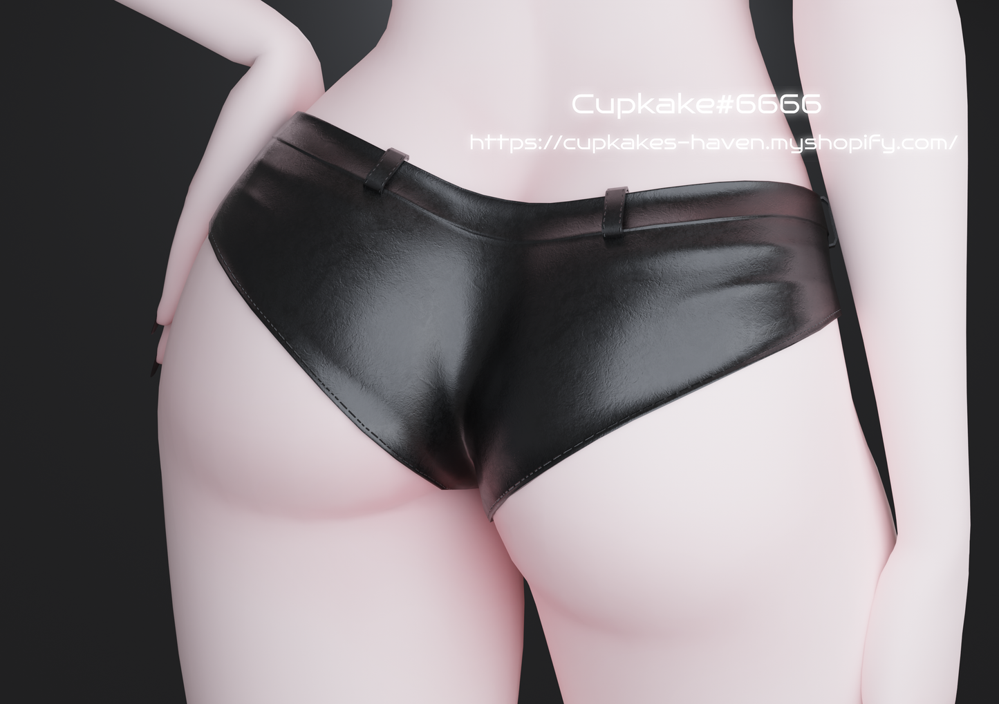 Unzipped Shorts (3D Model asset)(Commercial license)