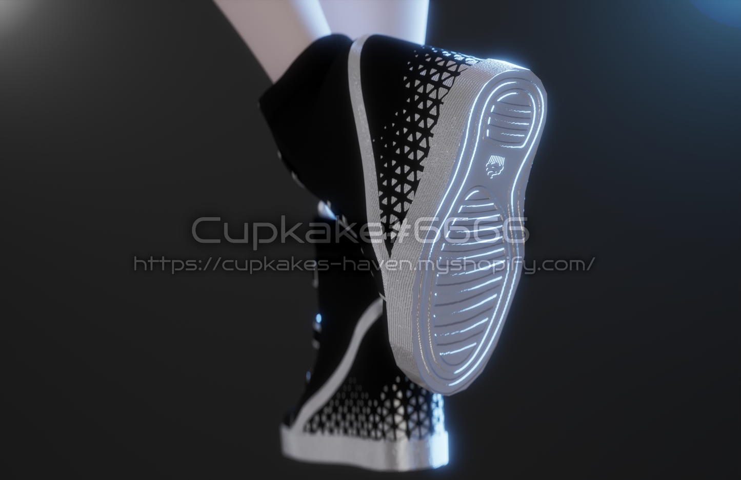 Sneaker Platform Heels (3D Model assets)(Commercial license)