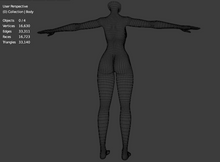 Load image into Gallery viewer, Cupkake&#39;s scratch female base (3D Model asset)(Personal/Commercial license)
