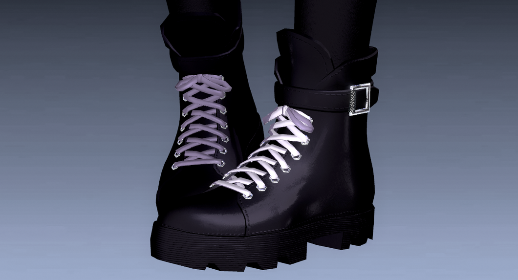 (Unisex) Combat boots (3D Model assets)(Commercial license)