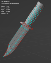 Load image into Gallery viewer, Combat knife and Thigh Holster (3D Model Assets)(Commercial license)
