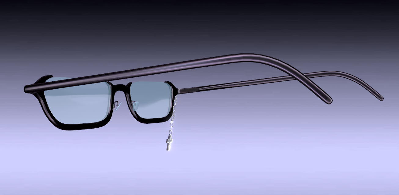 Reading glasses (3D Model Asset)(Commercial license)