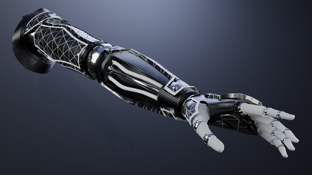 Mechanical Cyber Robot arm (3D Model Asset)(Commercial license)